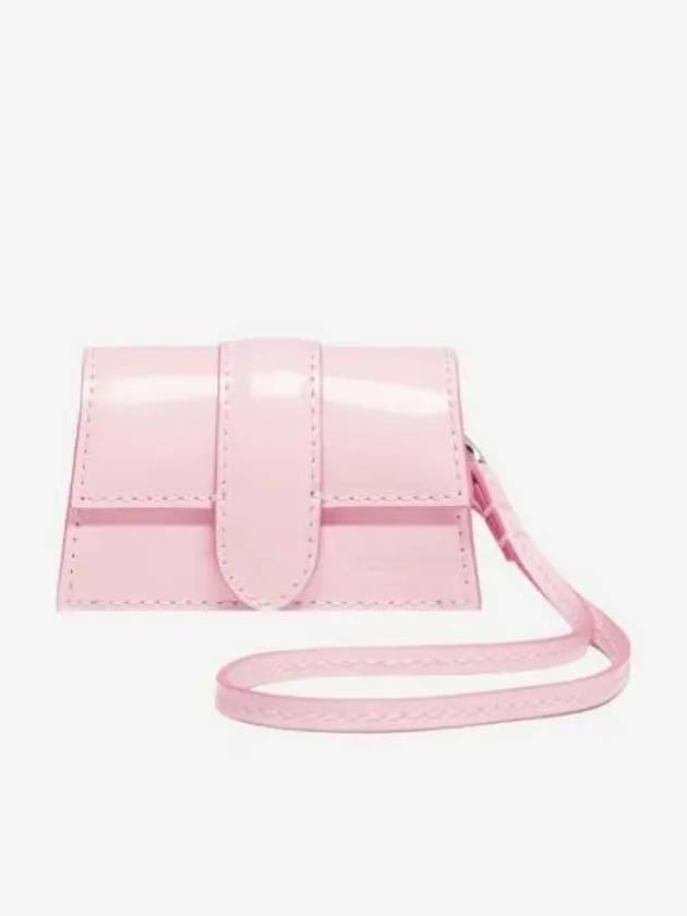 자크뮈스 르 포르테 밤비노 미니 플랩 에어팟 케이스 페일 핑크 Jacquemus Le Porte Bambino Mini Flap Airpods Case Pale Pink