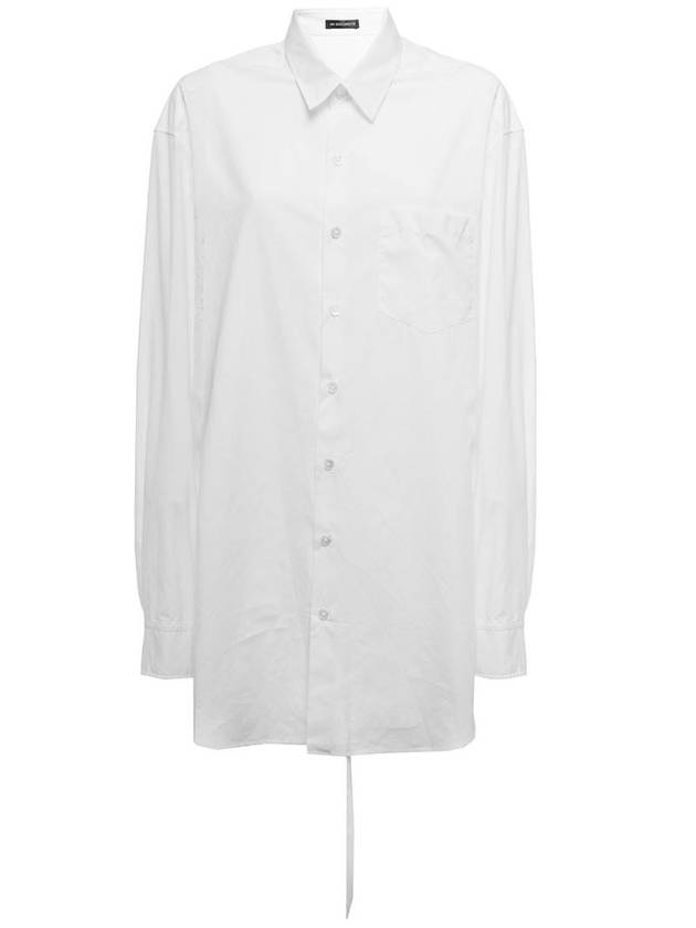 ANN DEMEULEMEESTER B0010219FA028001 Anne Demeulemeester 화이트 코튼 여성용 포플린 셔츠