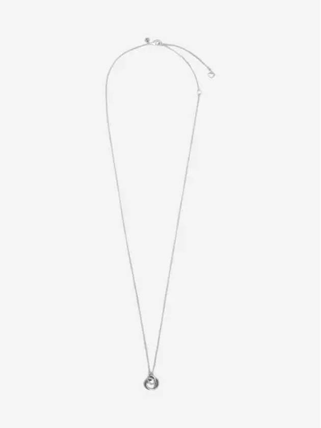 W 판도라 패밀리 올웨이즈 인서클드 펜던트 네클리스 스털링 실버 클리어 W Pandora Family Always Encircled Pendant Necklace Sterling Silver Clear