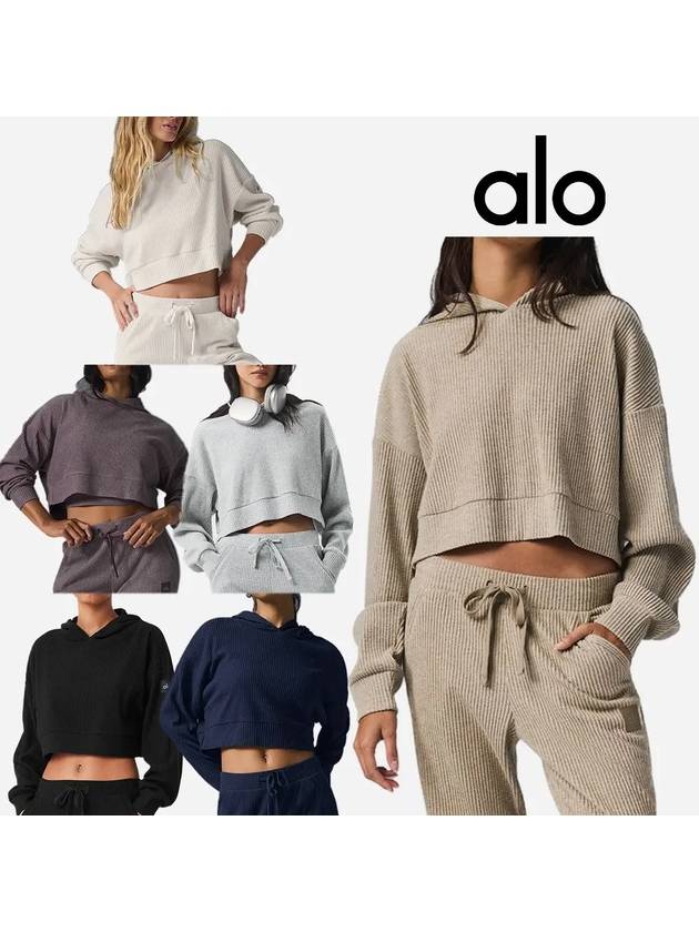 알로 후드 뮤즈 탑 티셔츠 6컬러