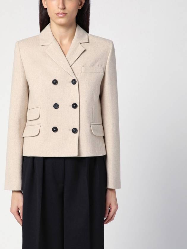 THE GARMENT Mille beige double-breasted jacket
