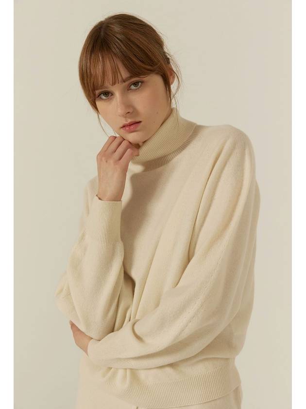 칼레이트 여성 훌가먼트 터틀넥 3색상