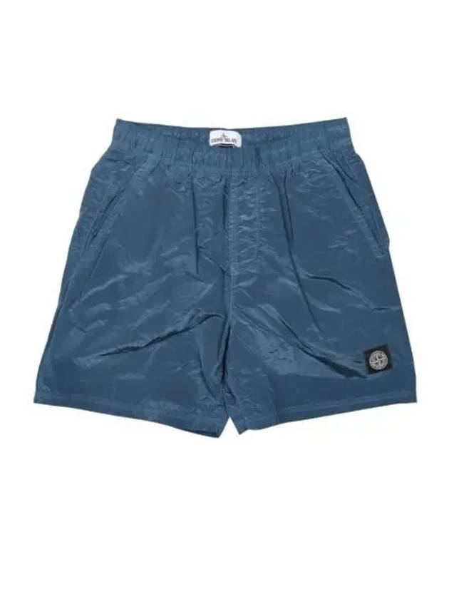 스톤 아일랜드 B0943 나일론 메탈 스위밍 트렁크 코발트 블루 21FW Stone Island B0943 Nylon Metal Swimming Trunk Cobalt Blue 21FW