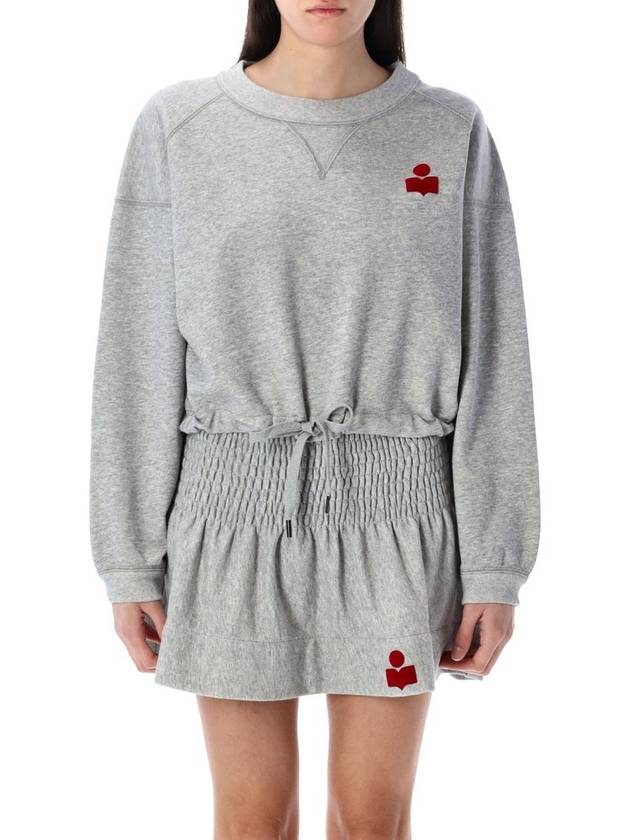 Isabel Marant Etoile Margo 드로우스트링 크롭 스웨트셔츠