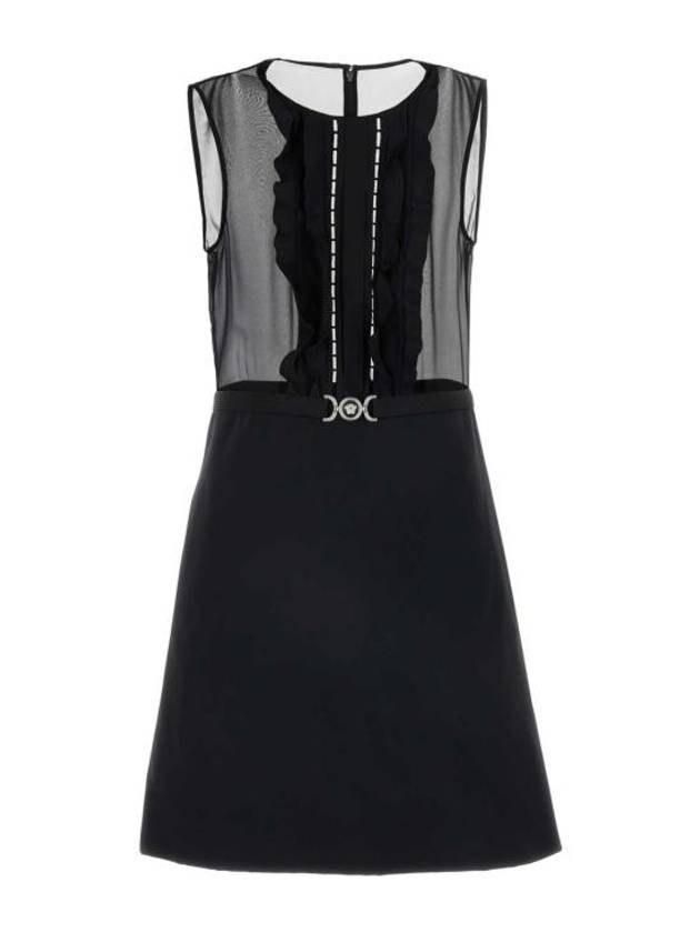 24FW 베르사체 숏 원피스 10153841A00523 1B000 Black