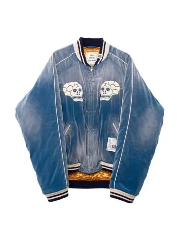 메종 미하라 야스히로 수베니어 자켓 블루 Maison Mihara Yasuhiro Souvenir Jacket Blue