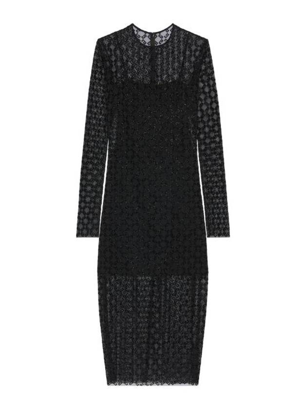 지방시 원피스 BW225620H0008 BLACK SILVER Black