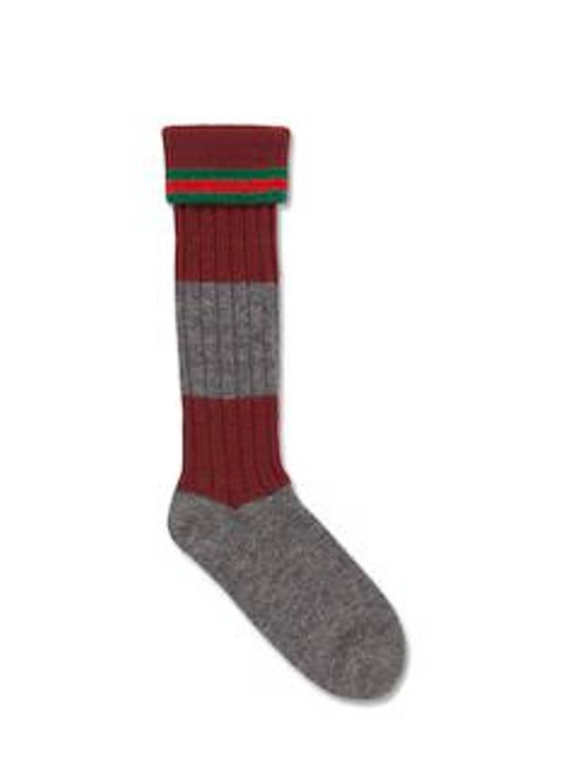 구찌 아동용 웹 울 양말 8008224K2061273