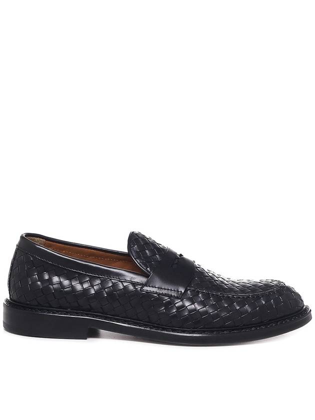 Doucal's Woven Leather Loafers