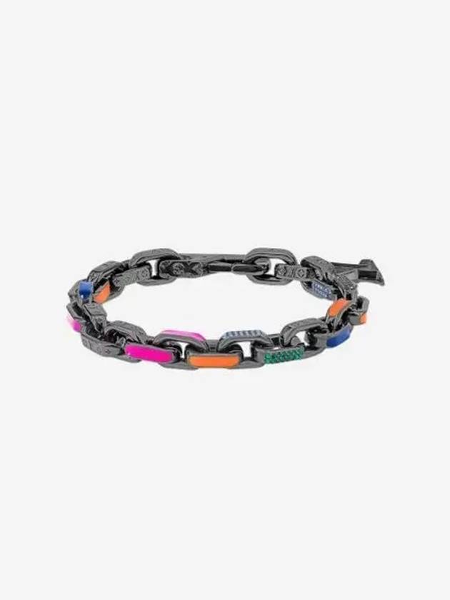 루이비통 파라다이스 체인 브레이슬릿 메탈 멀티컬러 Louis Vuitton Paradise Chain Bracelet Metal with Multicolor