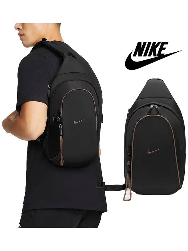 나이키 가방 숄더 스트랩 8L 슬링백 블랙