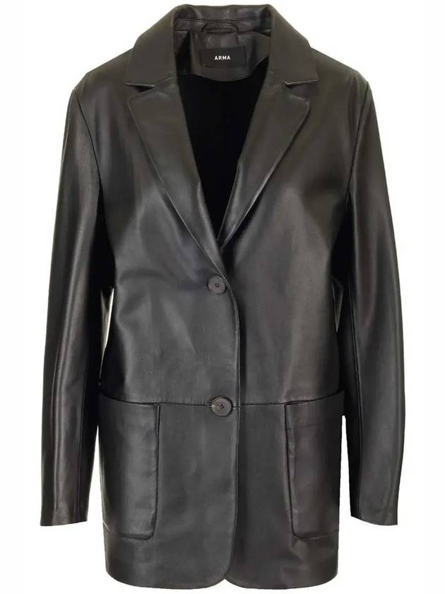 Arma Ohanna 오버사이즈 블레이저 재킷 003L25102702_BLACK