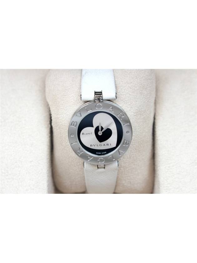 불가리 비제로원 B zero 1 가죽밴드 쿼츠 시계