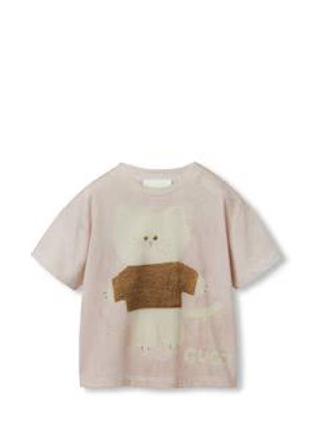구찌 베이비 프린트 코튼 티셔츠 581019XJGW25078