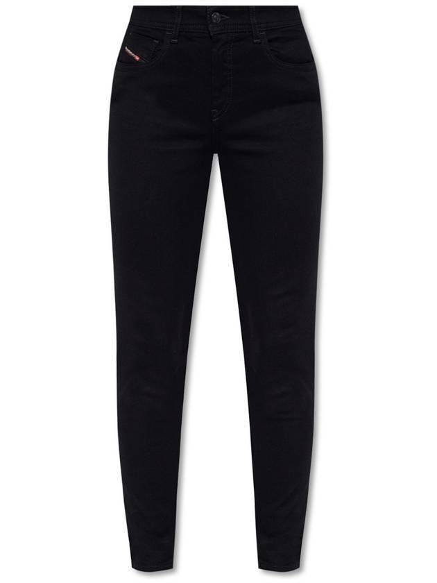 디젤 여성 스키니진 블랙