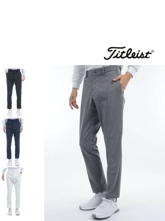 타이틀리스트 2025년 골프웨어 기모 안감 후리스 골프바지 남성용 TLPMP362J