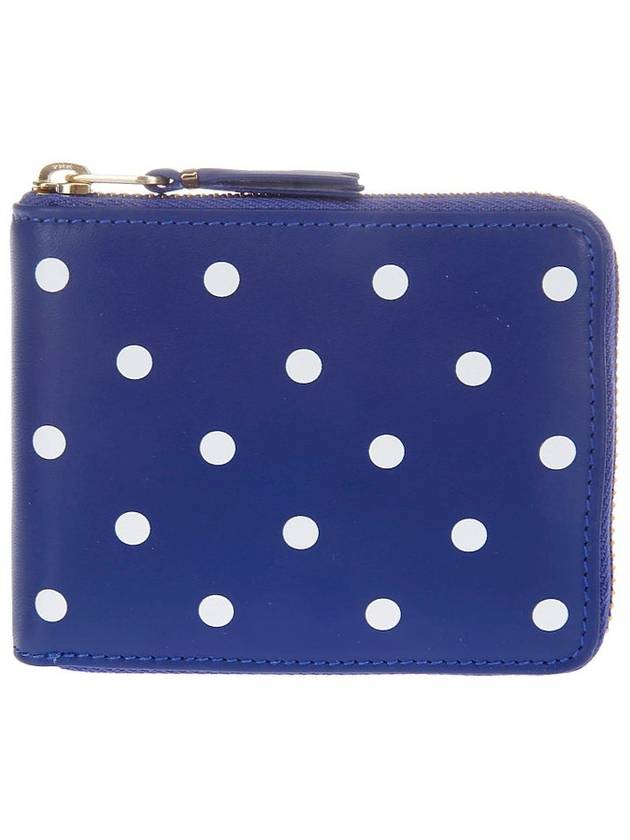 Comme des Garcons 지갑 폴카 도트 프린트 집업 지갑