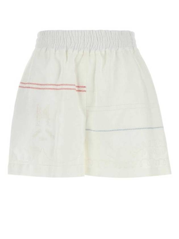 24FW 마르니 스트레이트 팬츠 PAMA0522S1USR005 00W01 White