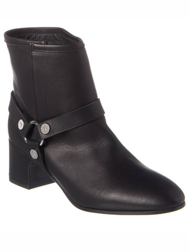 Zadig & Voltaire 쟈딕앤볼테르 블랙 레더 부티 쟈딕앵클부츠