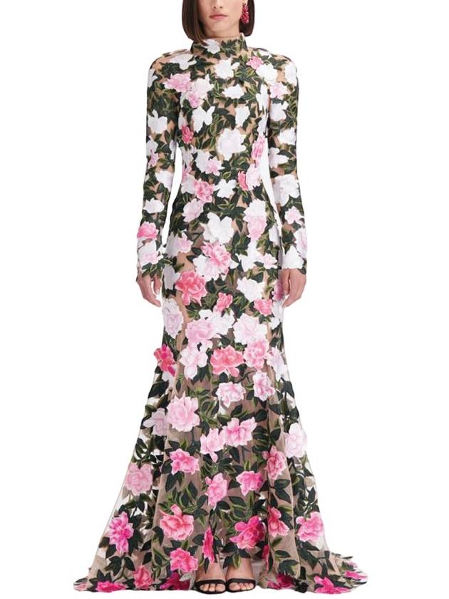 GARDENIA THREADWORK GOWN