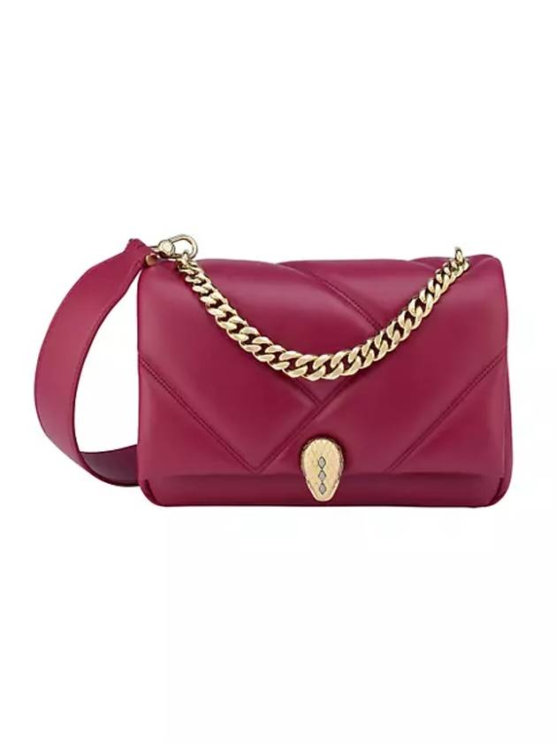 세르펜티 카보숑 퀼팅 가죽 크로스바디 백 Serpenti Cabochon Matelasse Leather Crossbody Bag