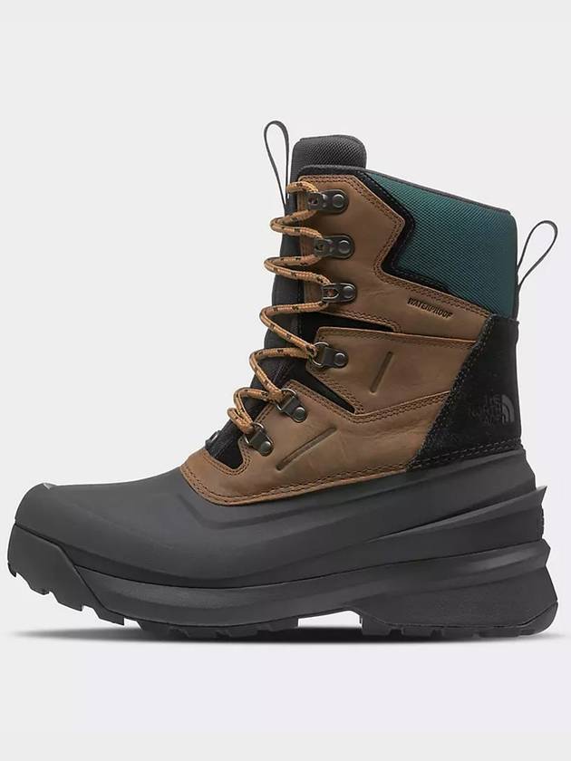 노스페이스 남성 칠캣 5 400 워터프루프 부츠 남자 발편한 등산화 하이킹 트레킹 트레일 방한화 브라운