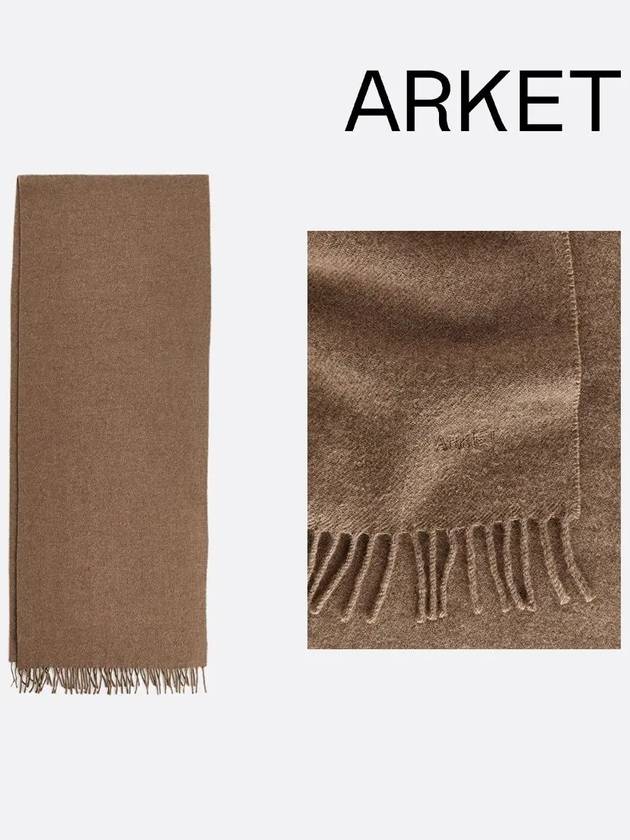 아르켓 머플러 클래식 스카프 목도리 베이지