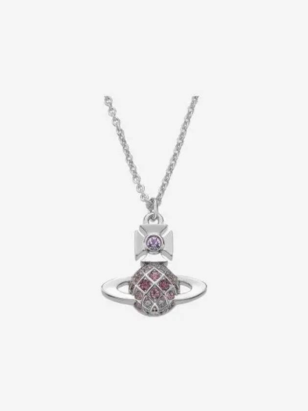 비비안 웨스트우드 윌라 바스 릴리프 펜던트 플래티넘 바이올렛 Vivienne Westwood Willa Bas Relief Pendant Platinum Violet