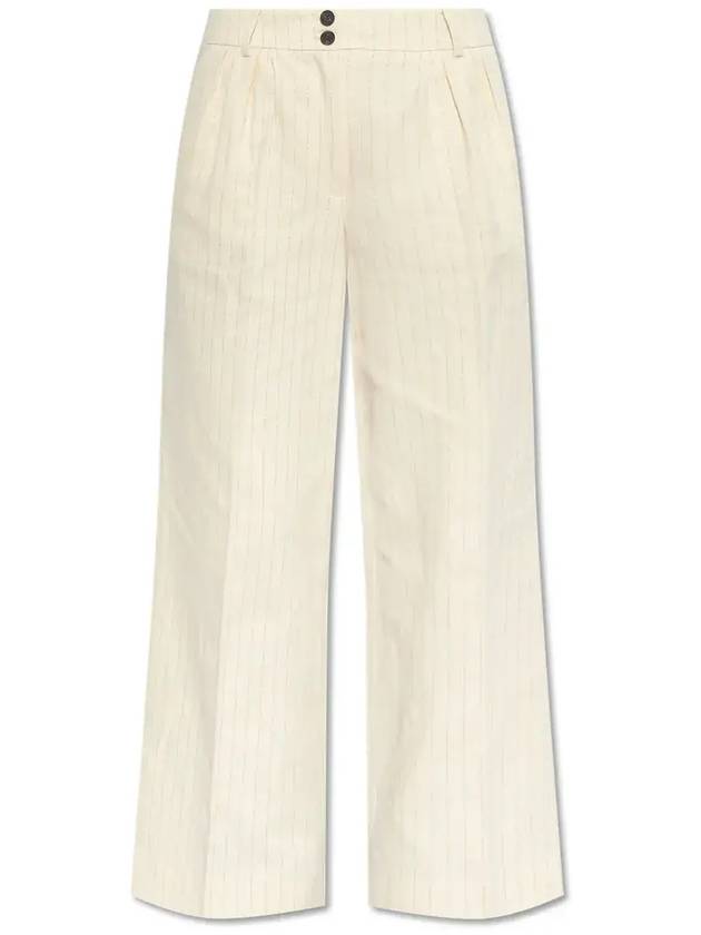 올세인츠 테일러드 와이드 레그 팬츠 PAYTONW020QA_IVORYWHITE