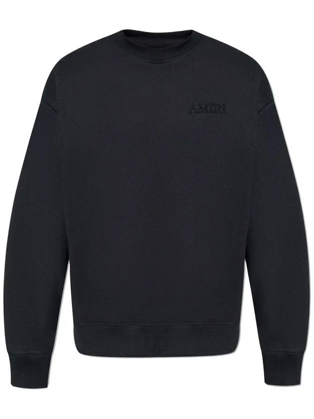 Amiri 로고 자수 크루넥 스웨트셔츠 AMJYCW10340_001