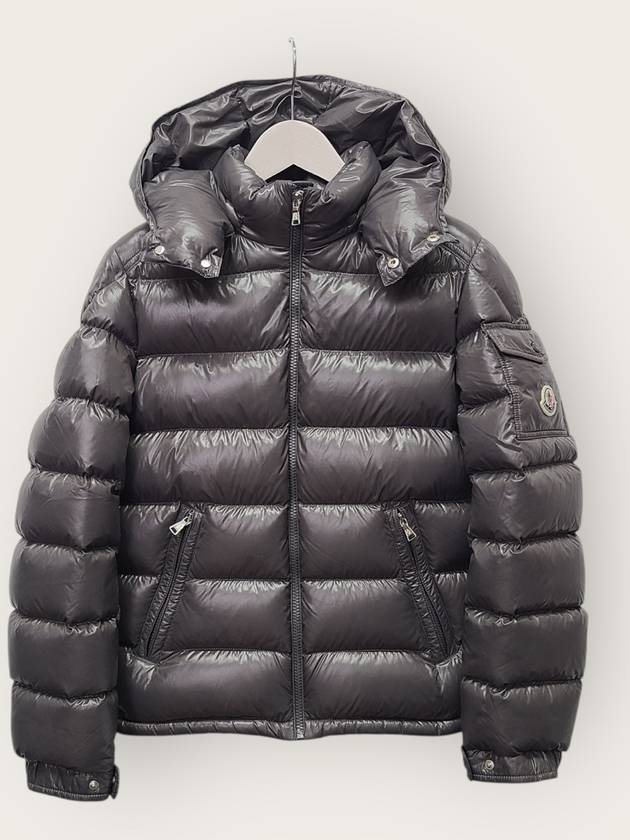 몽클레르 다크 그레이 뉴 몽클레르 마야 후드 다운 재킷 14A