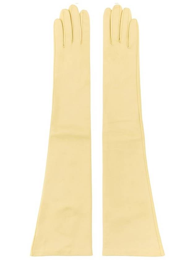 Jil Sander 팔꿈치 길이 전체 손가락 장갑