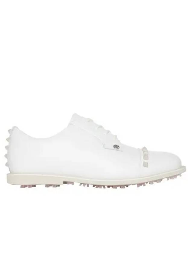 W 지포어 갤리밴터 레더 스터드 캡 토 골프 슈즈 스톤 W G Fore Gallivanter Leather Stud Cap Toe Golf Shoes Stone