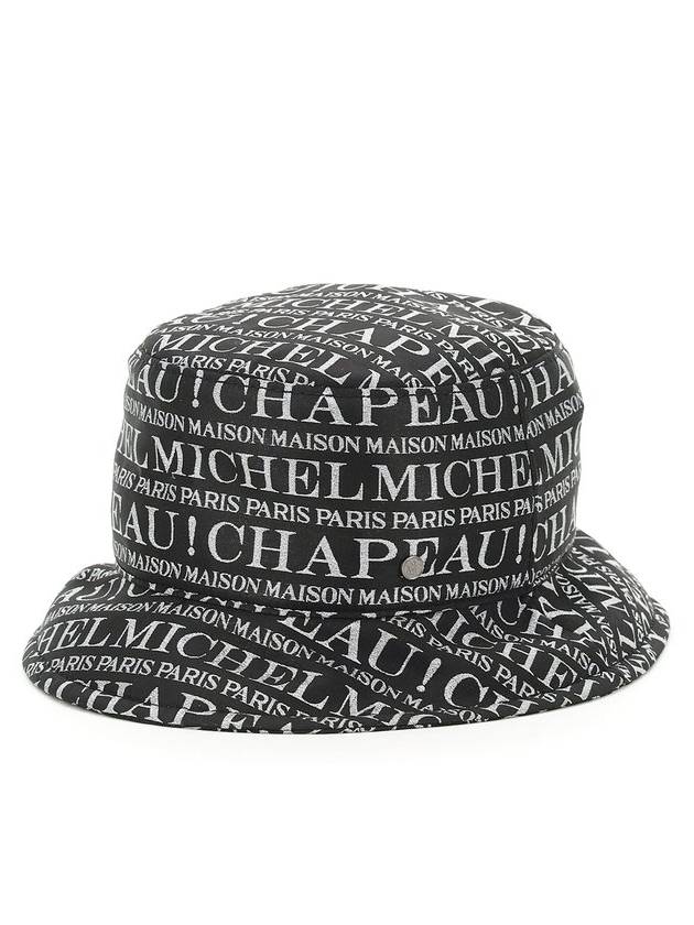 Maison Michel Jason 올 오버 로고 버킷 햇