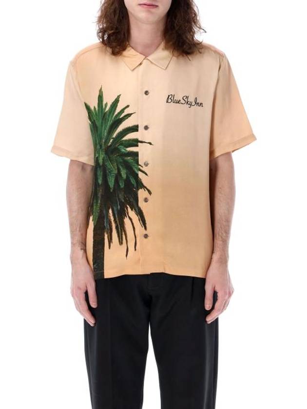 24SS 블루스카이인 반팔 셔츠 24PBS2304SH065VI QUP ROYAL PALM