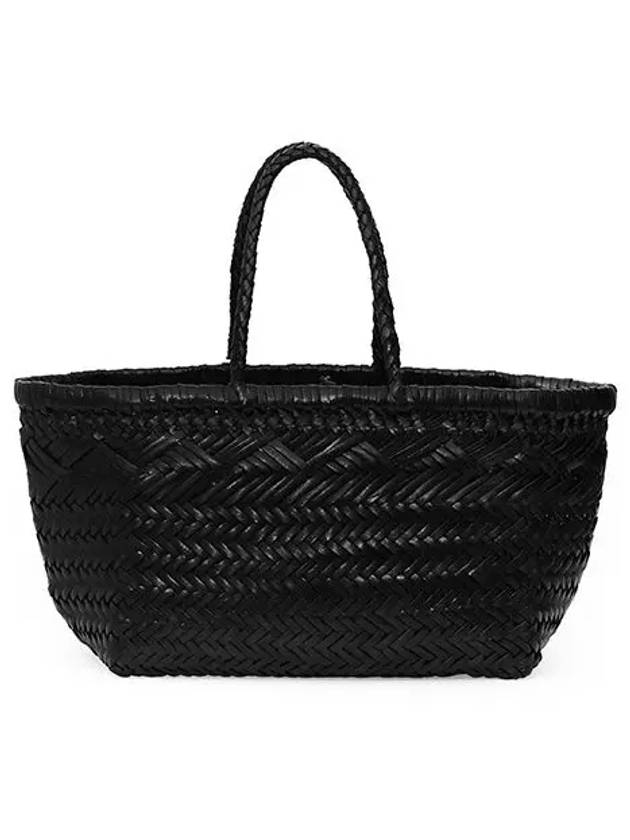 드래곤디퓨전 DRAGON DIFFUSION 8811R BLACK BAMBOO TRIPLE JUMP SMALL여성 토트백