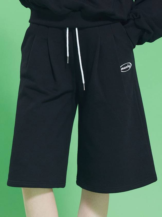 25SS 맥키 여성 러쉬 버뮤다 스웻팬츠 반바지 블랙 MCSS125BT3BK