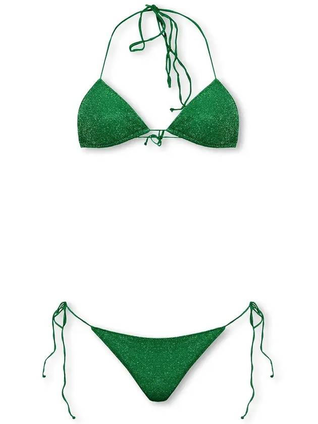 Oseree 라이트 트라이앵글 비키니 세트 LTS6010_EMERALDGREEN