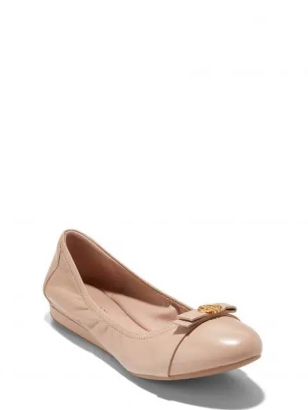 우먼 콜한 Tova 보우 발레 플랫 슈즈 Brush 레더 10492491