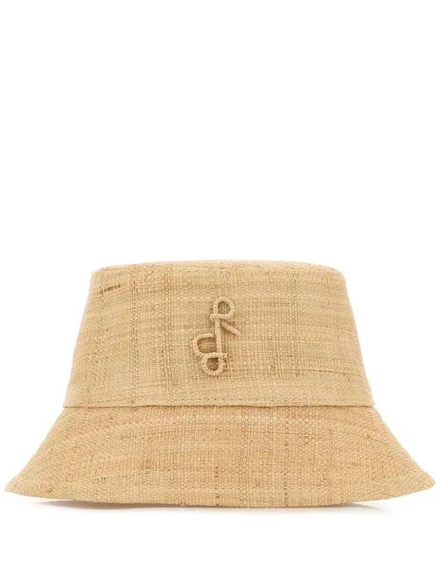 Ruslan Baginskiy 로고 엠보싱 버킷 햇 BCT036STRNLNTPSRB_NATSTA