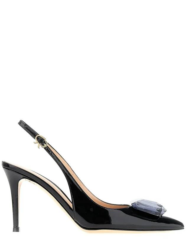 Gianvito Rossi 장식 슬링백 펌프스 G9532285RICVER_BLACK