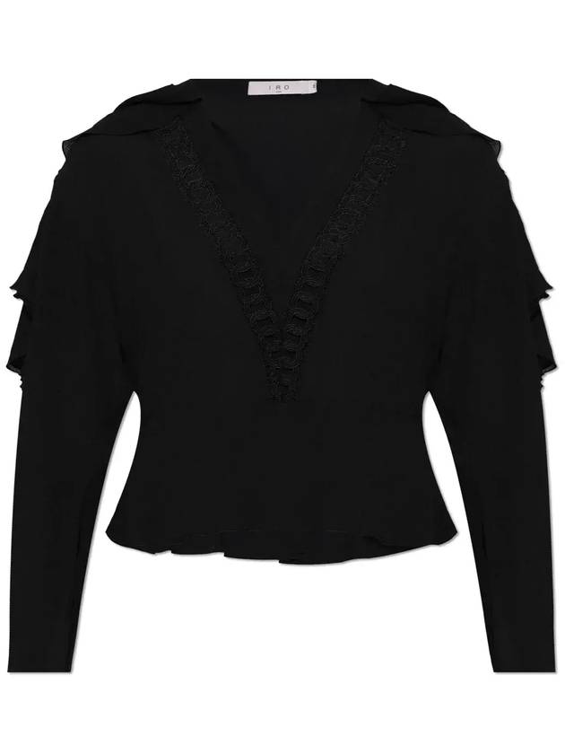 Iro 베고니아 긴팔 탑 WP16BEGONIA0_BLACK