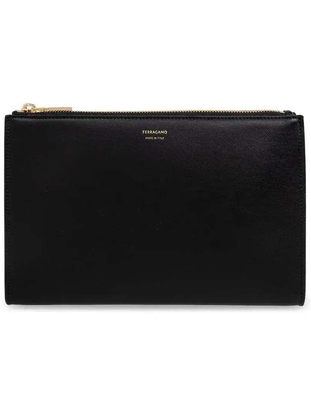 Salvatore Ferragamo 로고 프린트 지퍼 메이크업 백 775308_001