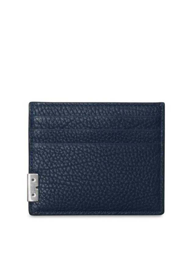 버버리 B 컷 레더 카드 지갑 블루