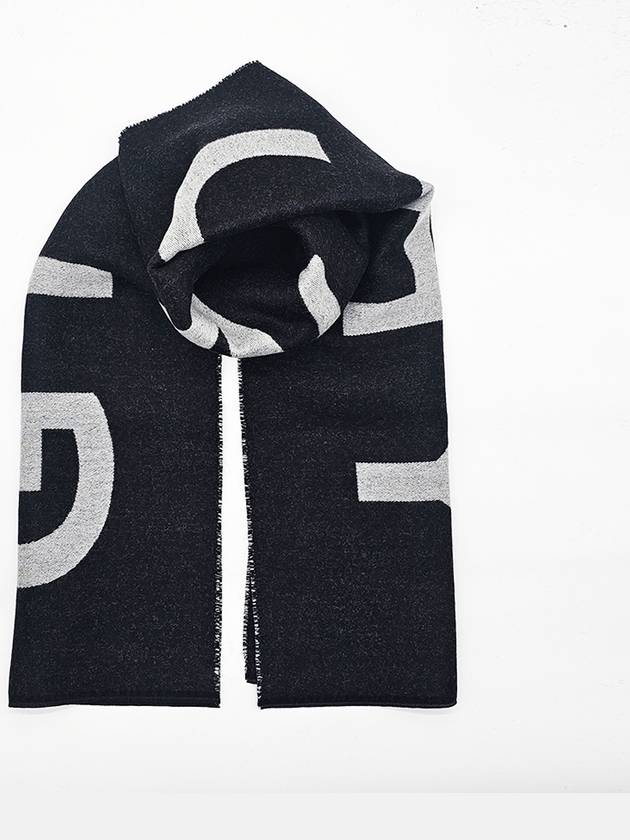 지방시 로고 자수 울 스카프 GV3518 J4971