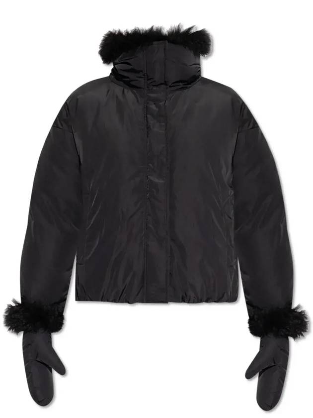 탈착식 장갑이 달린 Yves Salomon 재킷 25WYV93066DOTM0_C99