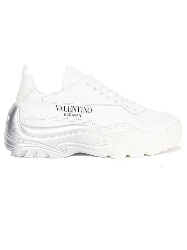 발렌티노 검보이 반시 페인팅 로우탑 스니커즈 화이트