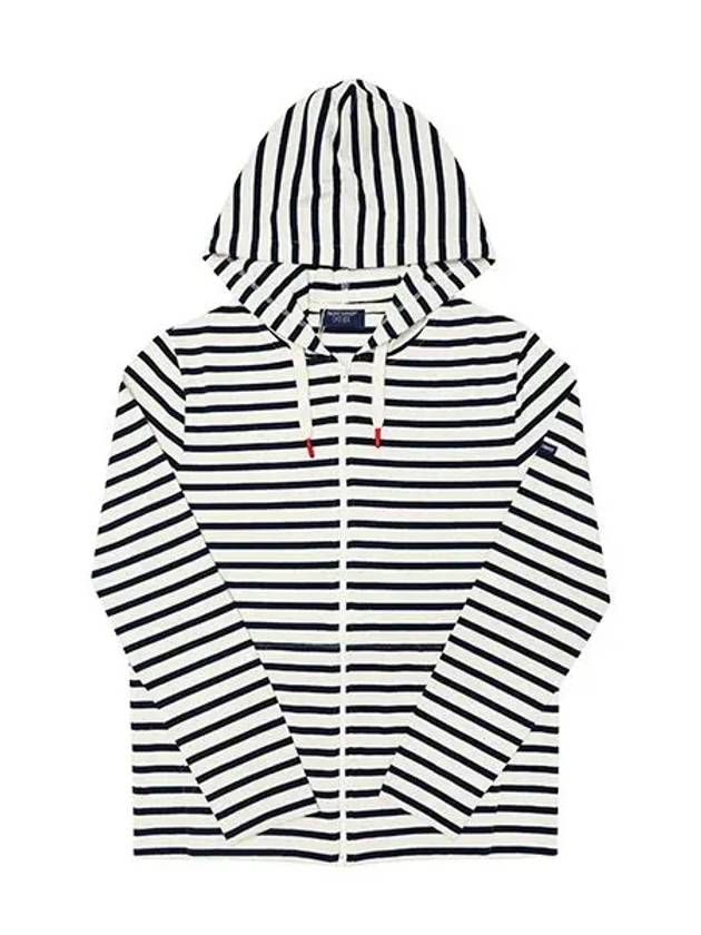 세인트제임스 2288 ECRU MARINE 콜레빌 스트라이프 여성 후드집업