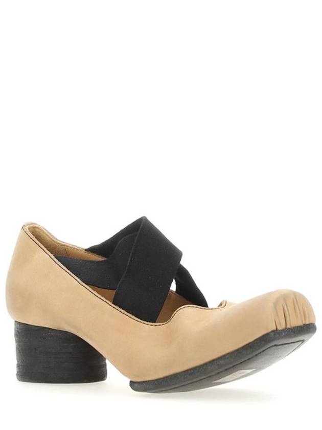 Uma Wang 크로스 스트랩 발레리나 펌프스