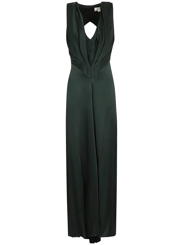 빅토리아 베컴 V넥 피티드 웨이스트 맥시 드레스 1424WDR005961B_8834